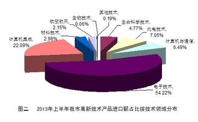 2013年上半年武汉市高新技术产品进出口情况分析